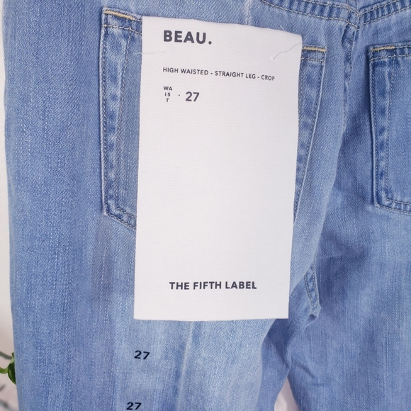 New FIFTH LABEL high waisted straight leg Jeans - Picture 11 of 16